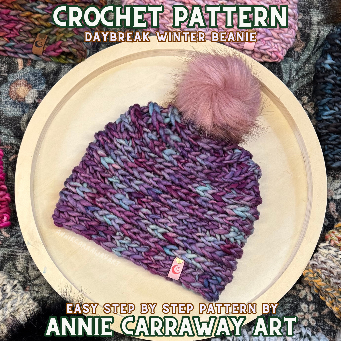 Daybreak Beanie Crochet Pattern | Digital Download
