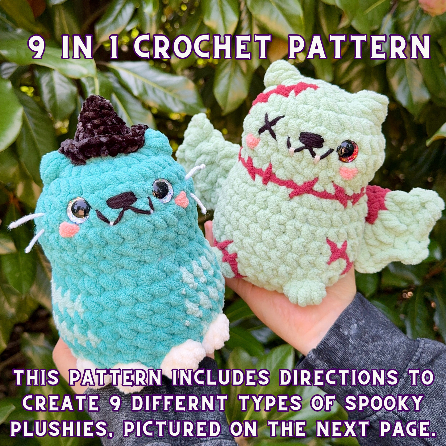 Spooky Friends Plushies Crochet Pattern