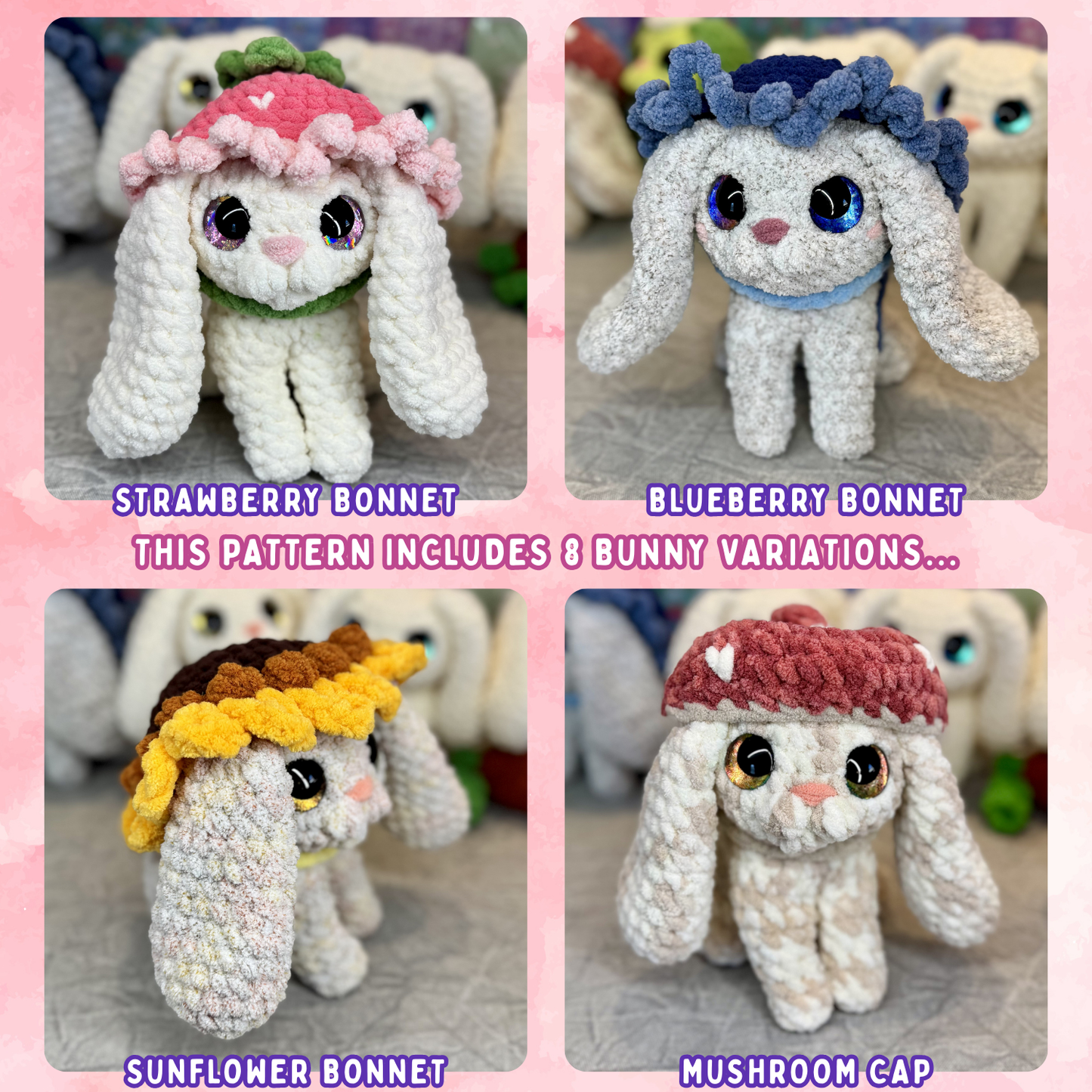 Spring Bunny No Sew Crochet Pattern | Digital Download