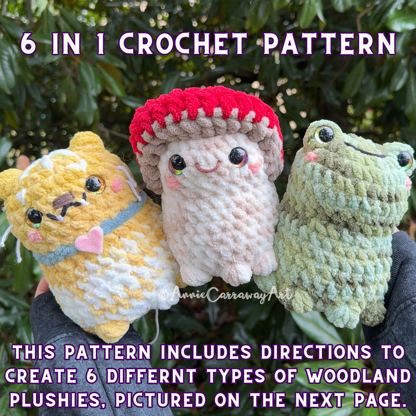 Woodland Friends Plushies Crochet Pattern