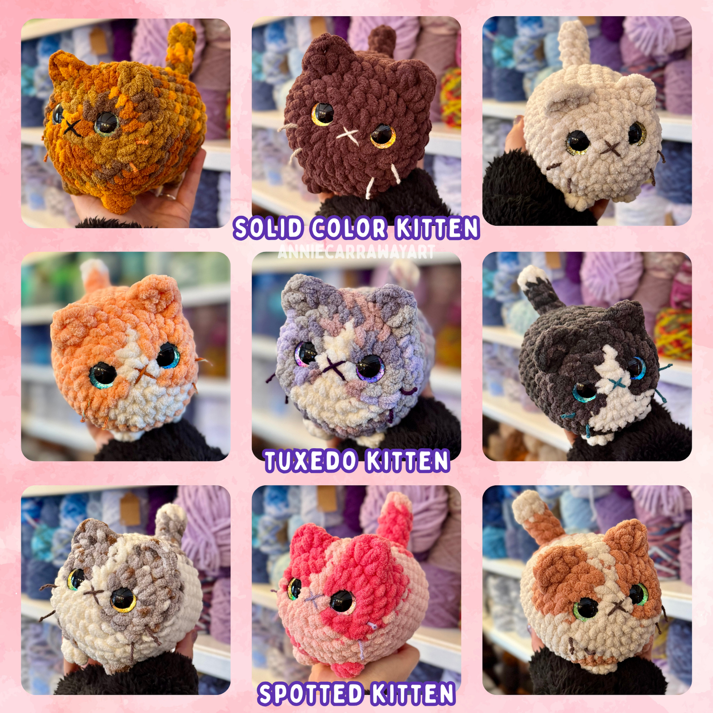 Cute Kittens : Part Two | Crochet Pattern | Digital Download