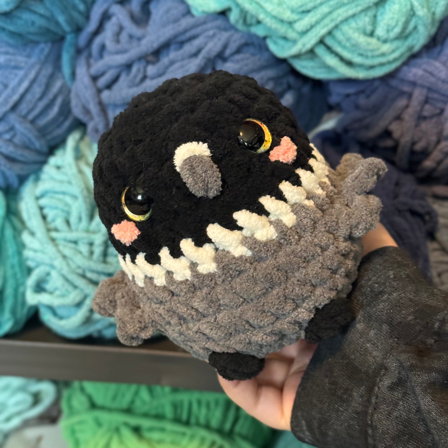 Canada Goose Crochet Plushie | Hand Painted Eyes