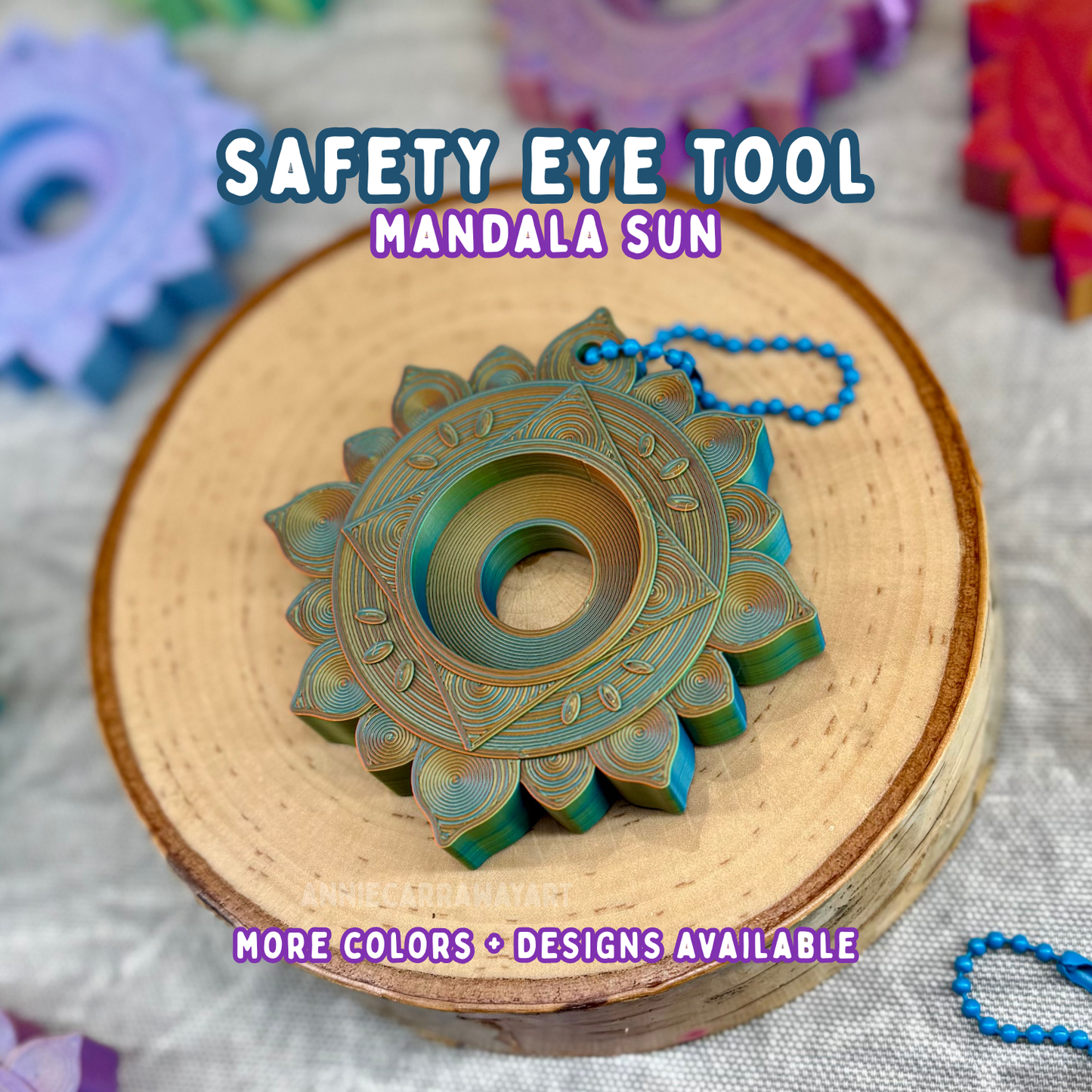 Safety Eye Tool | Mandala Sun