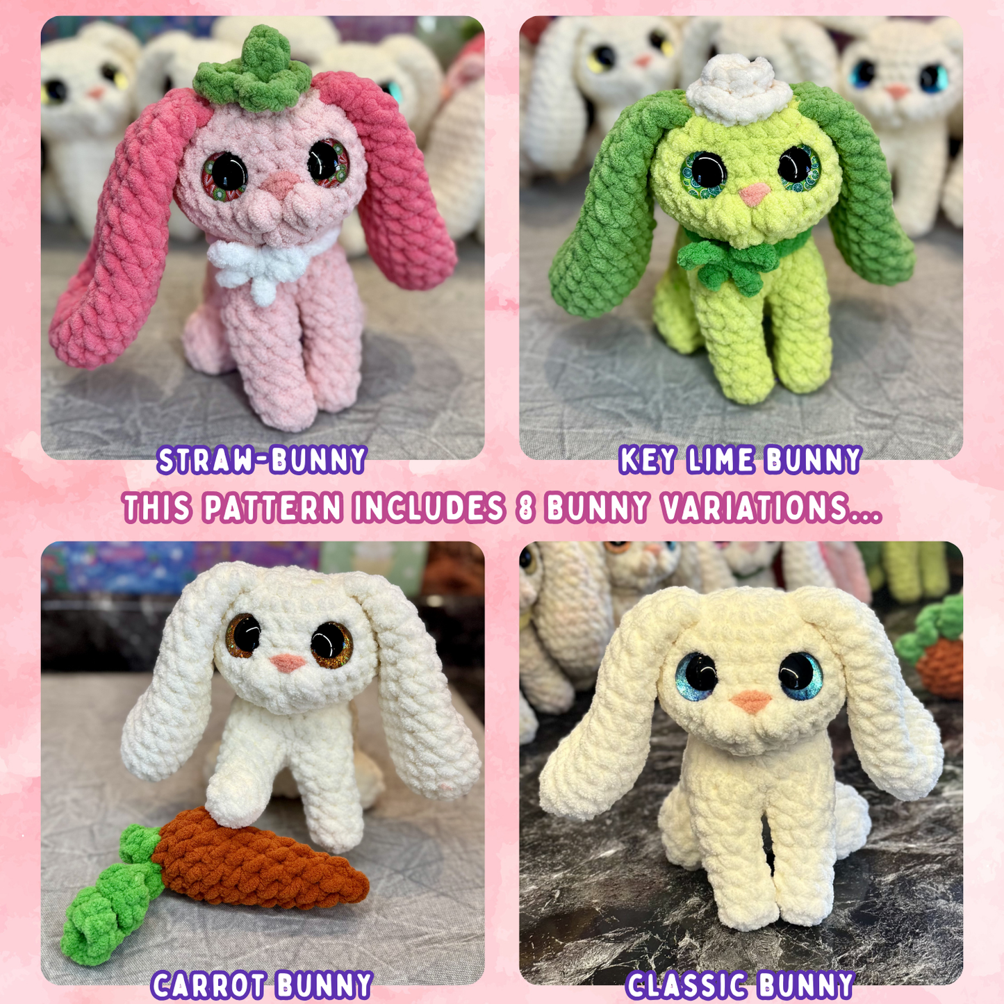 Spring Bunny No Sew Crochet Pattern | Digital Download