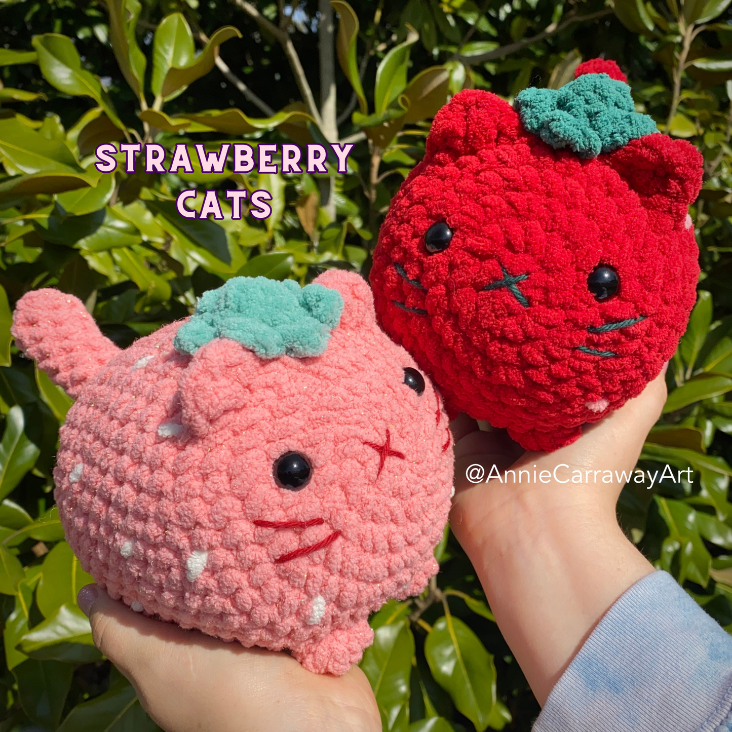 Fruit Cats Crochet Pattern