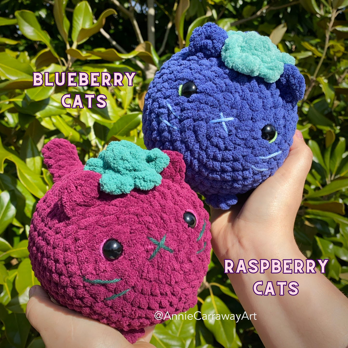 Fruit Cats Crochet Pattern