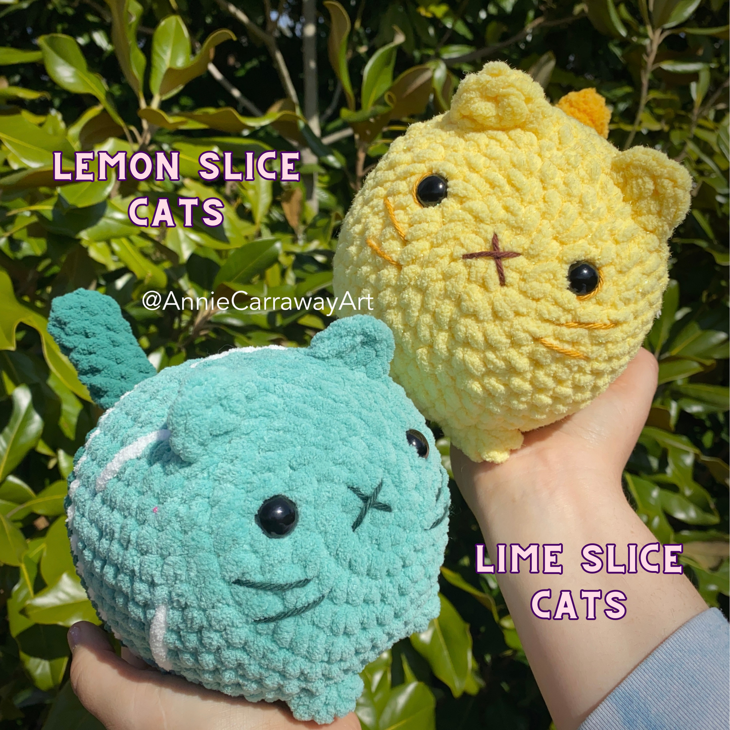 Fruit Cats Crochet Pattern