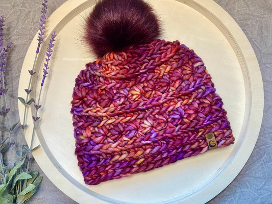 Archangel Starlight Beanie | Hand Dyed Merino Wool