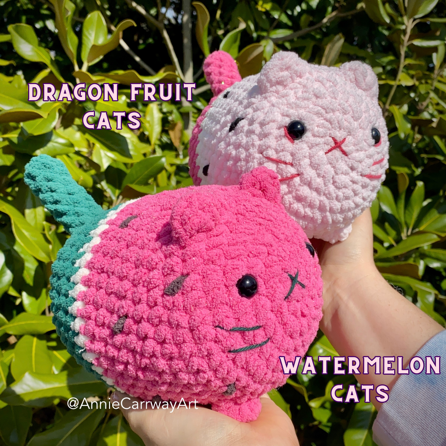 Fruit Cats Crochet Pattern