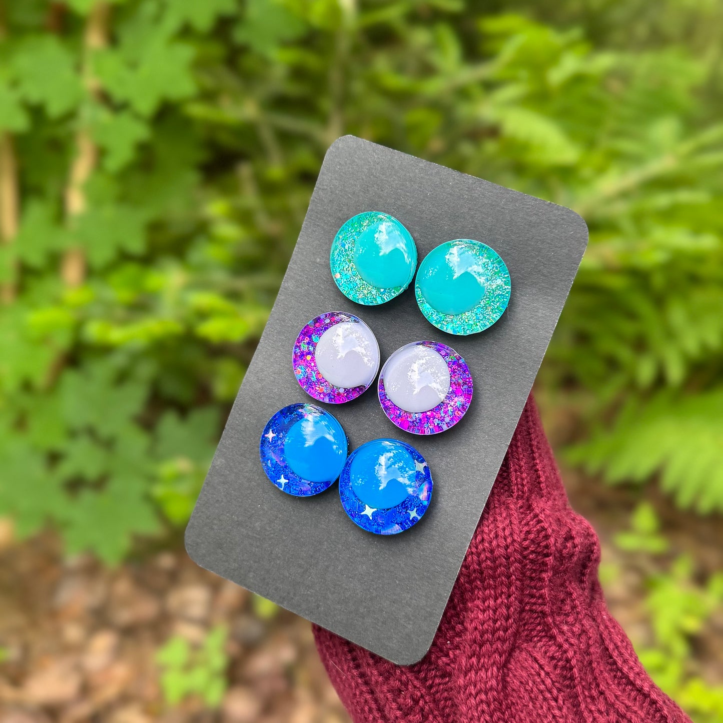 Hand Painted Kawaii Eyes | 25mm | Set 4