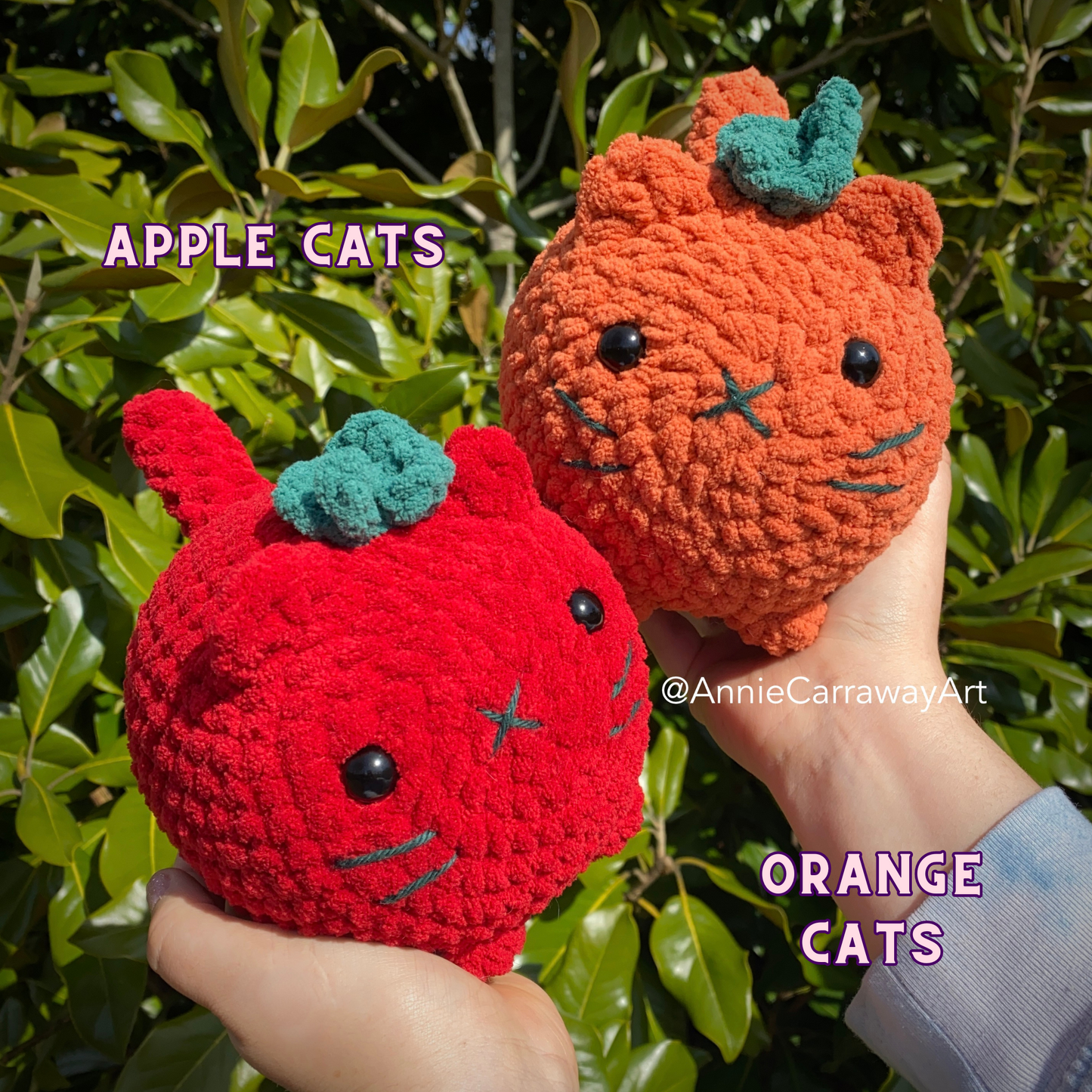 Fruit Cats Crochet Pattern