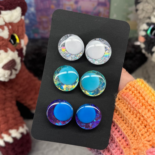 Hand Painted Kawaii Eyes | 25mm | Set 4