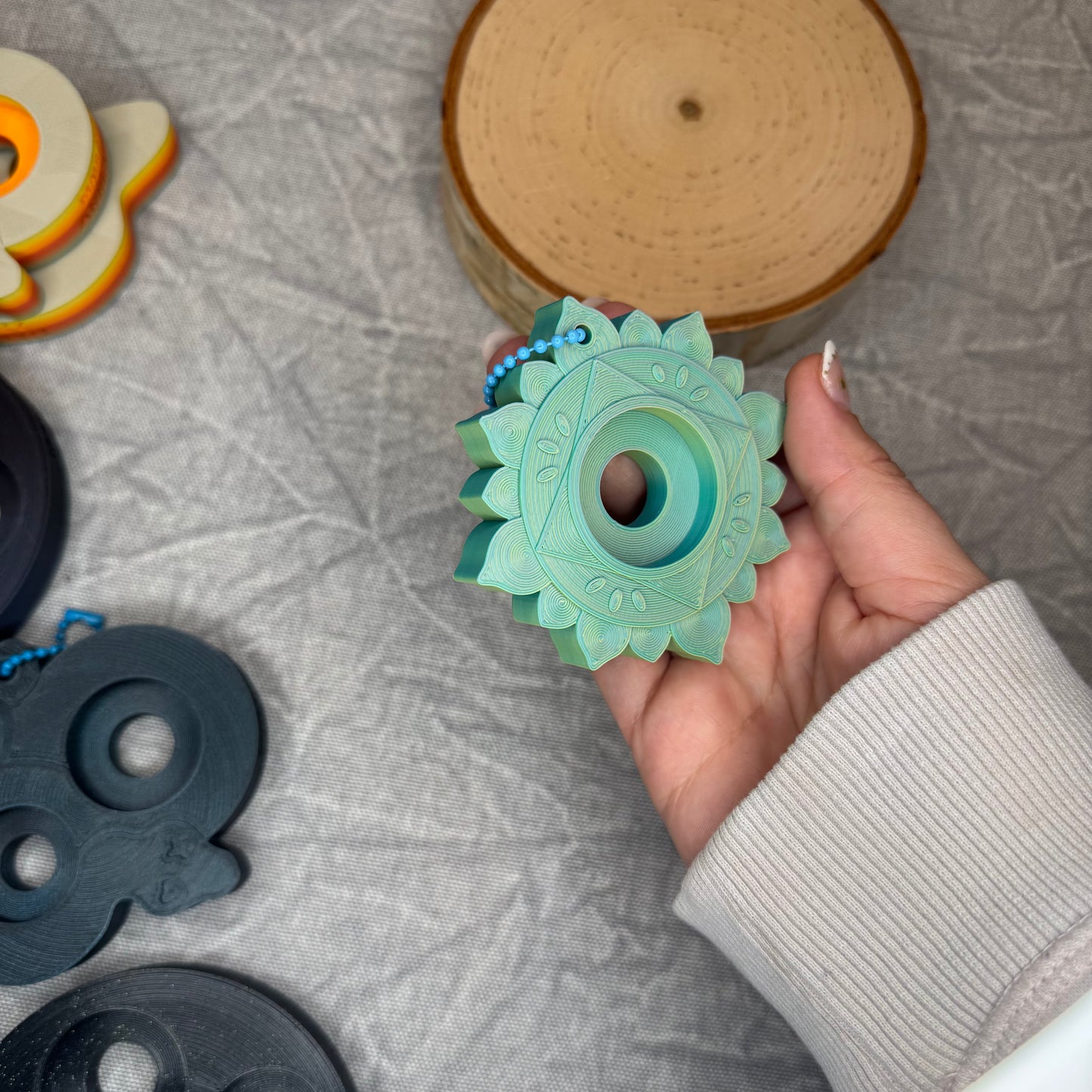 Safety Eye Tool | Mandala | Moon Stone