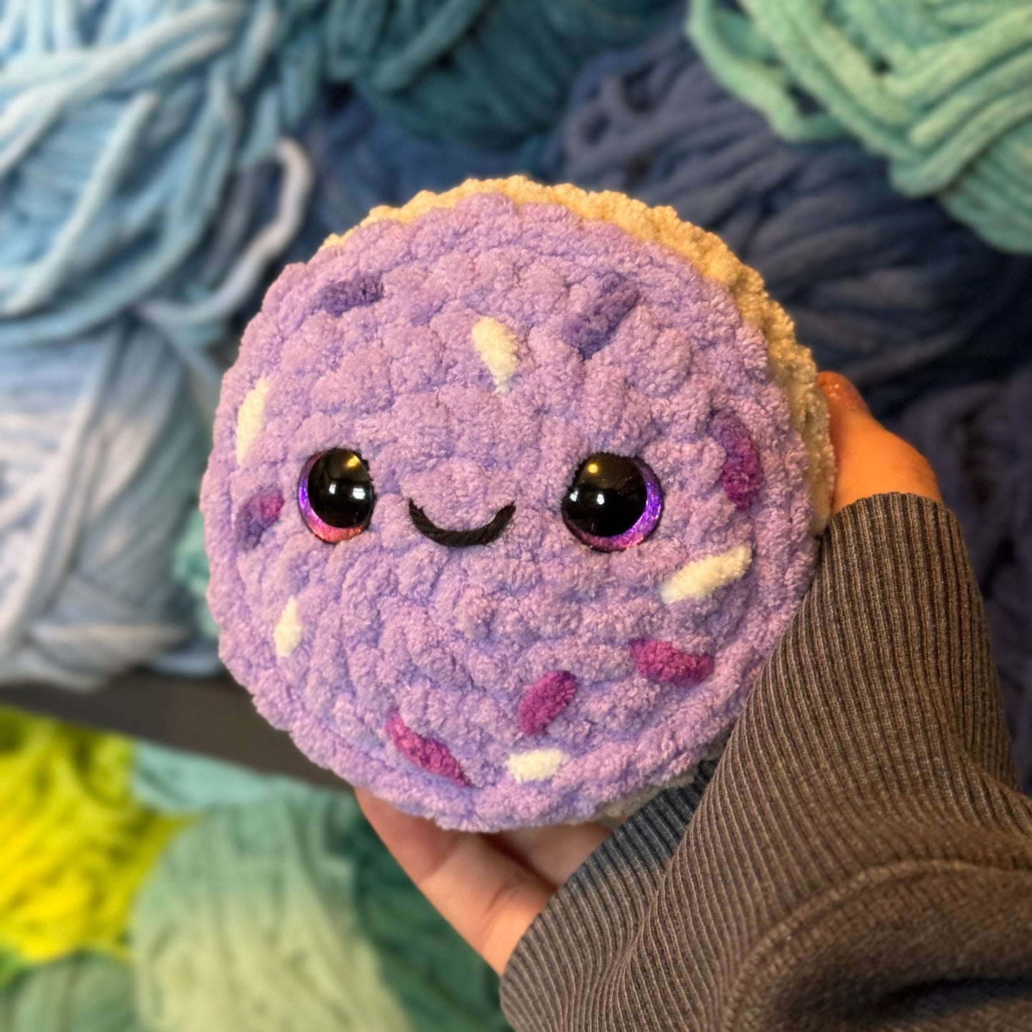 Lavender Sugar Cookie | Hand Painted Eyes