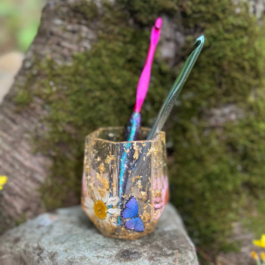 Butterfly Crochet Hook Holder | Number 4