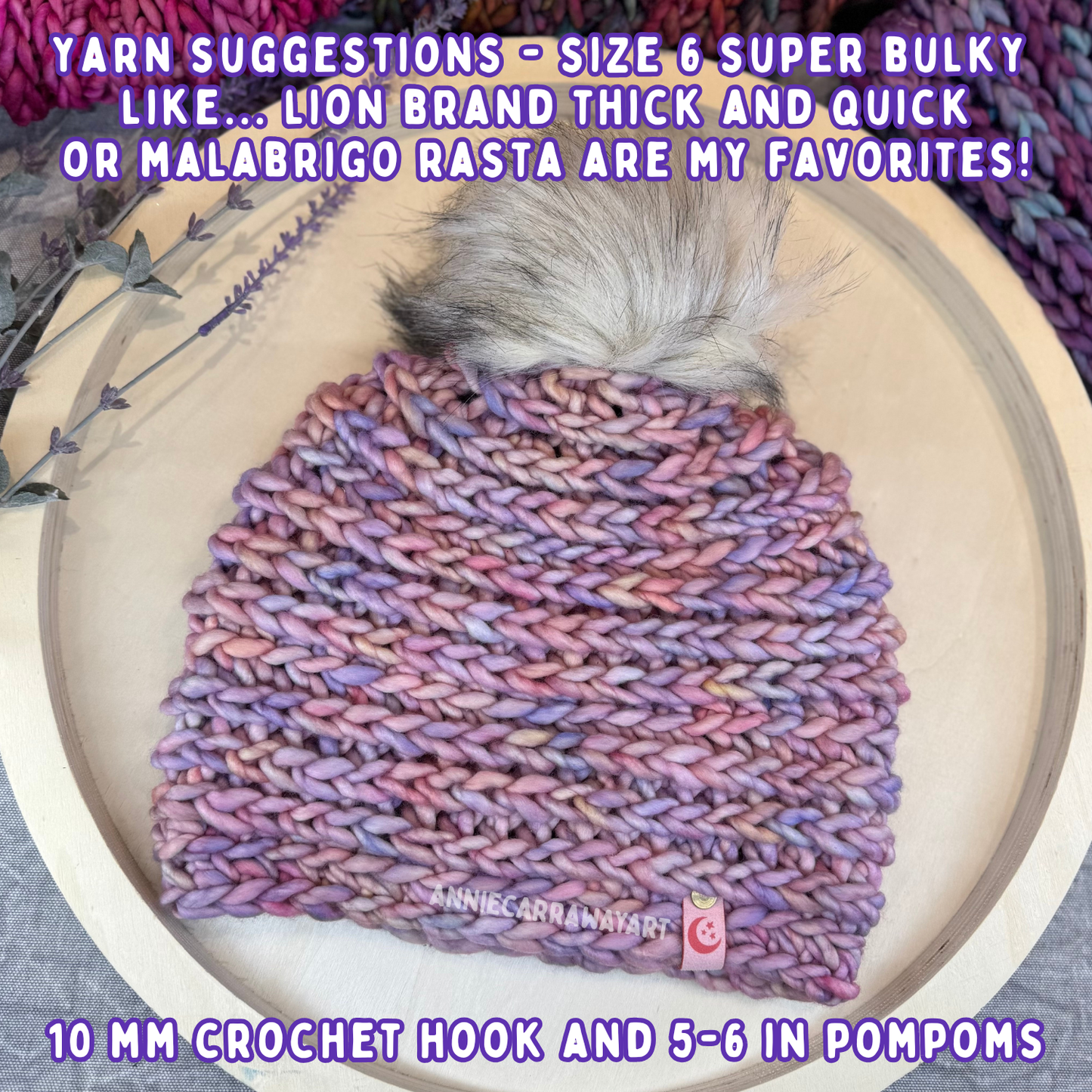 Daybreak Beanie Crochet Pattern | Digital Download