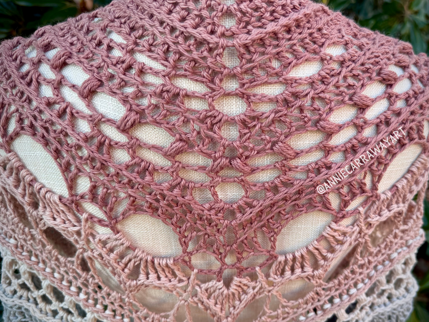 Fireside Shawl Crochet Pattern