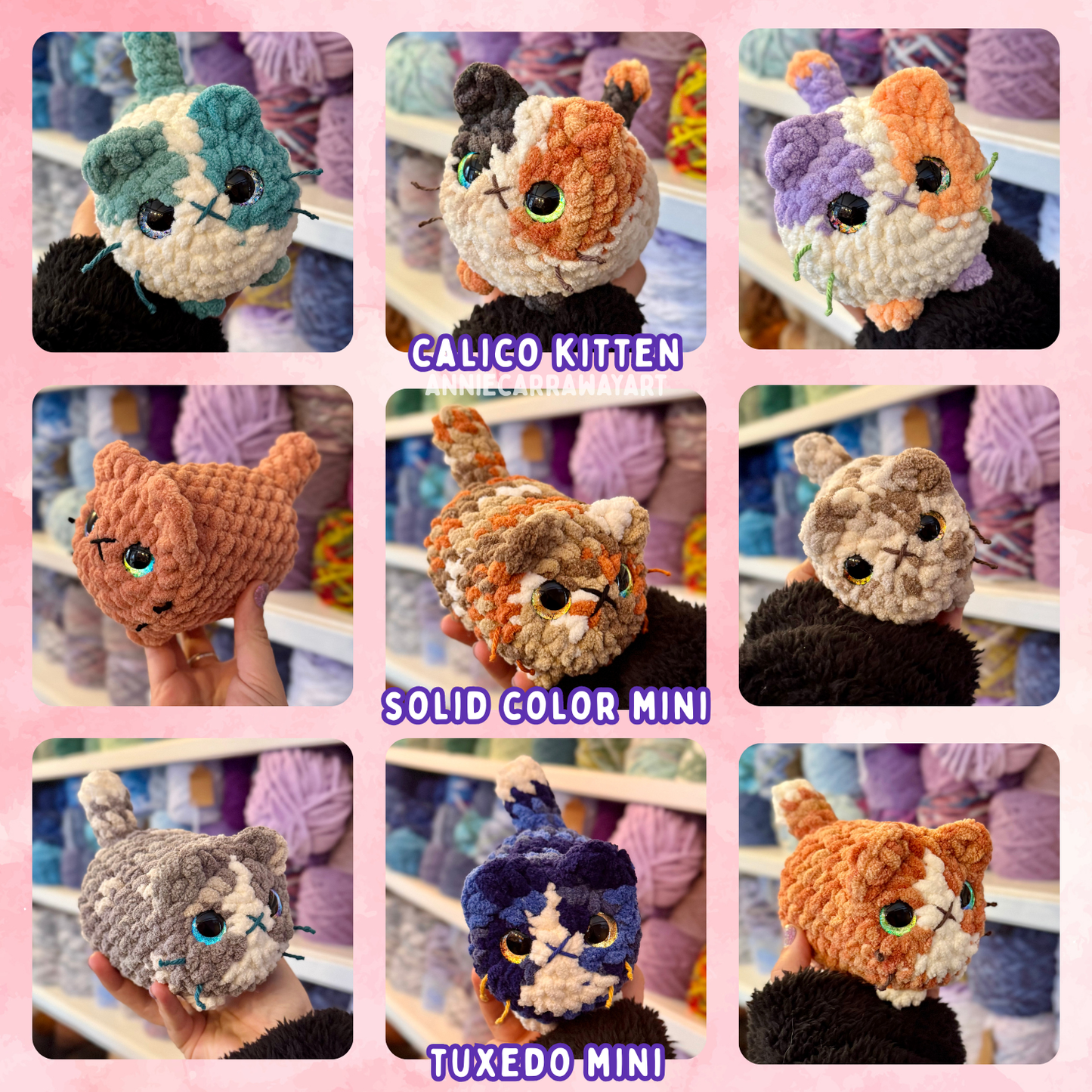 Cute Kittens : Part Two | Crochet Pattern | Digital Download