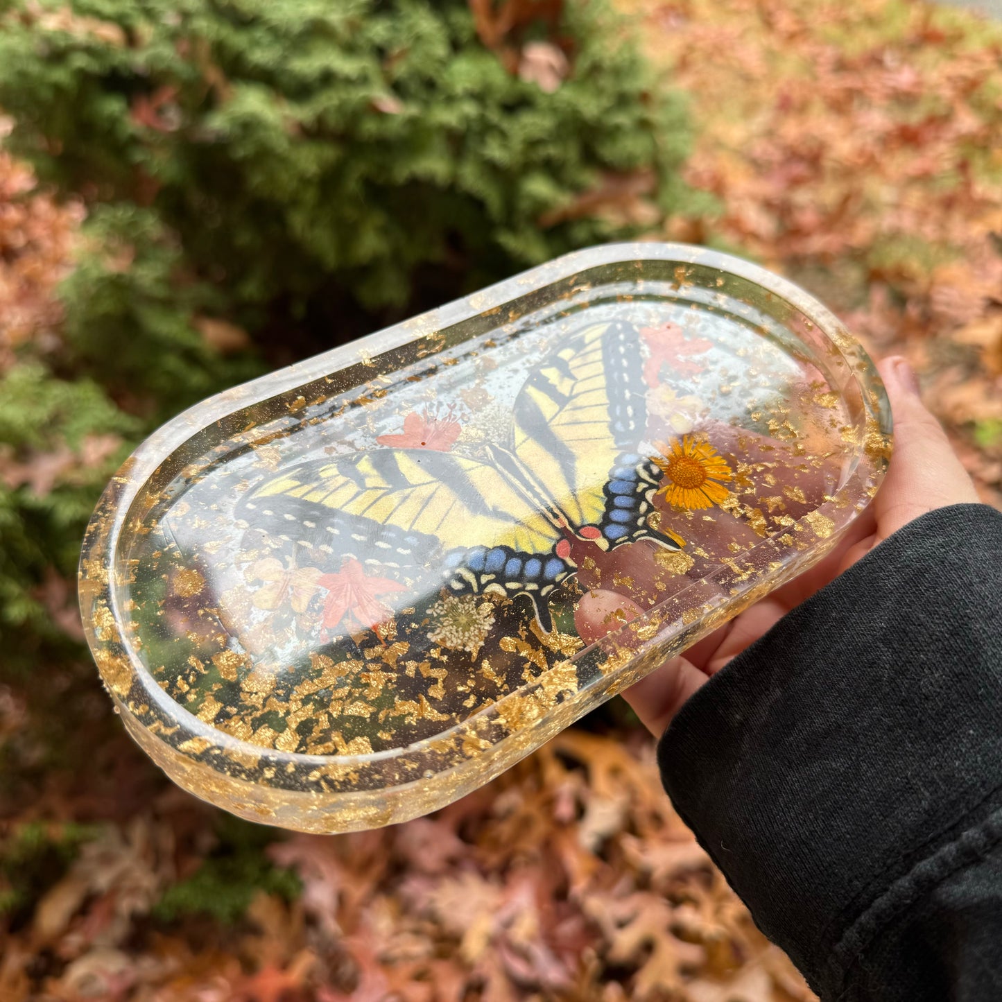 Swallowtail Butterfly Trinket Tray