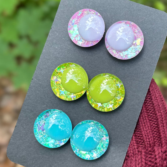 Hand Painted Kawaii Eyes | 25mm | Set 2