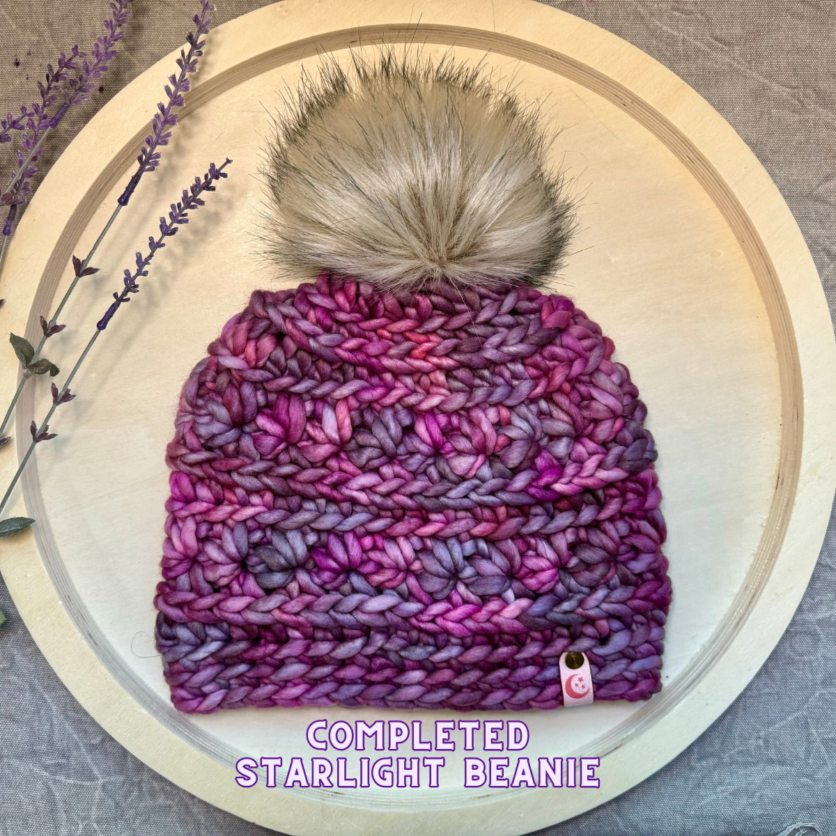 DIY Beanie Crochet Kit | Hand Dyed Merino Wool | # 3 | Diana