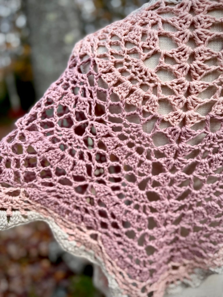 Blush Shortcake Shawl | Cotton