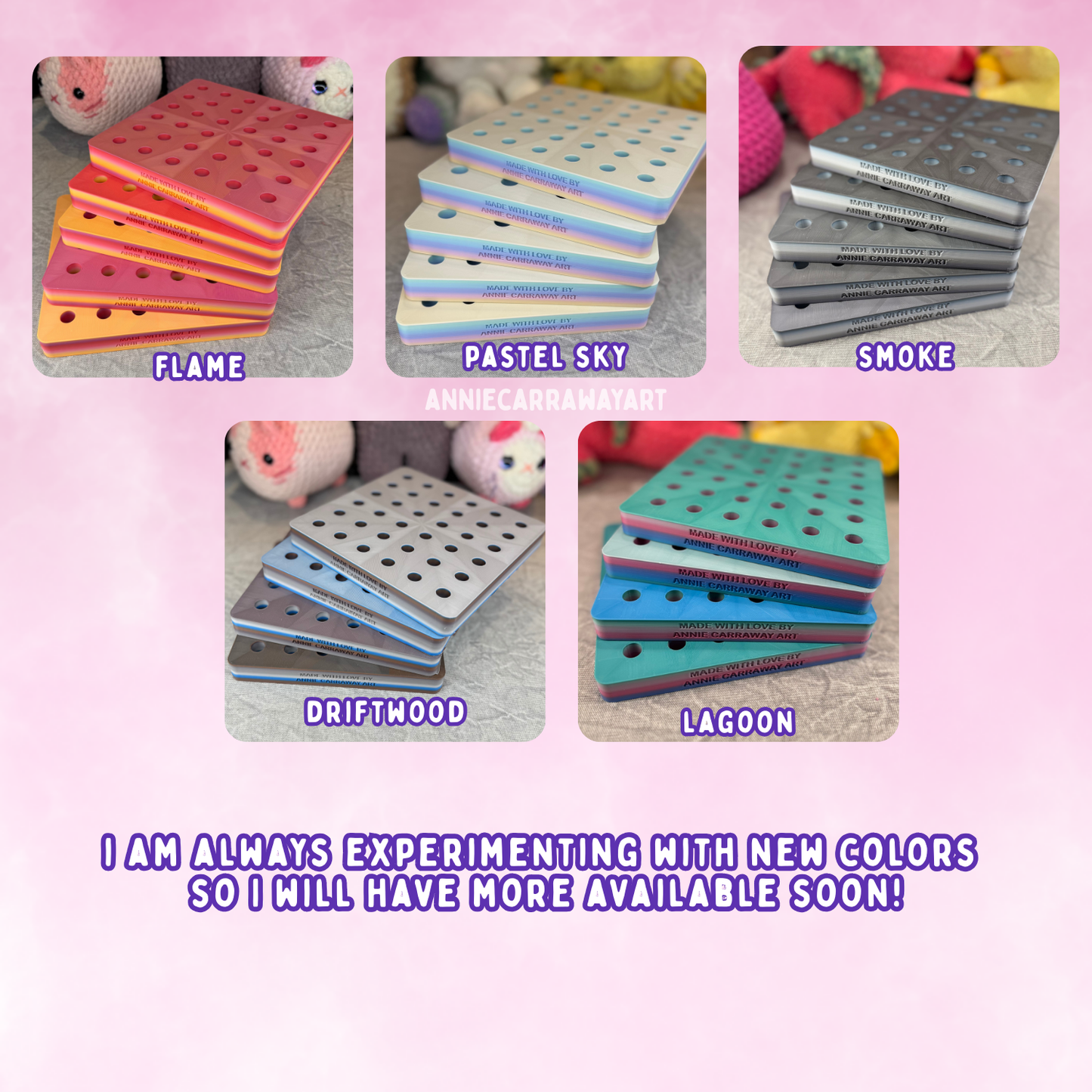 Safety Eye Organizer Board | Multiple Sizes & Colors | Designed and Made by Me