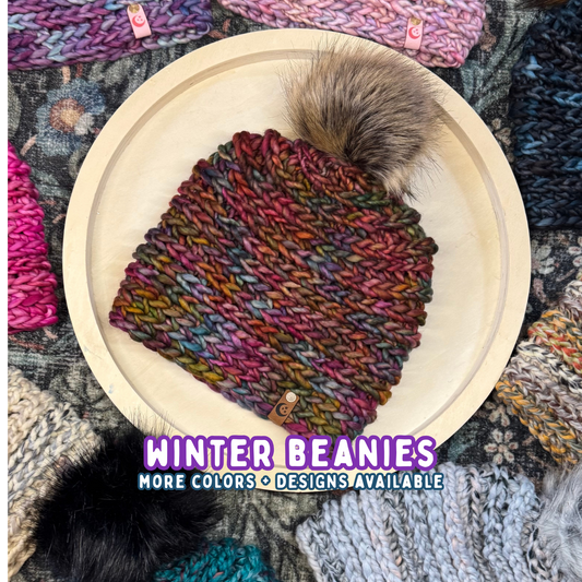 Handmade Winter Beanies | Malabrigo Rasta Merino Wool