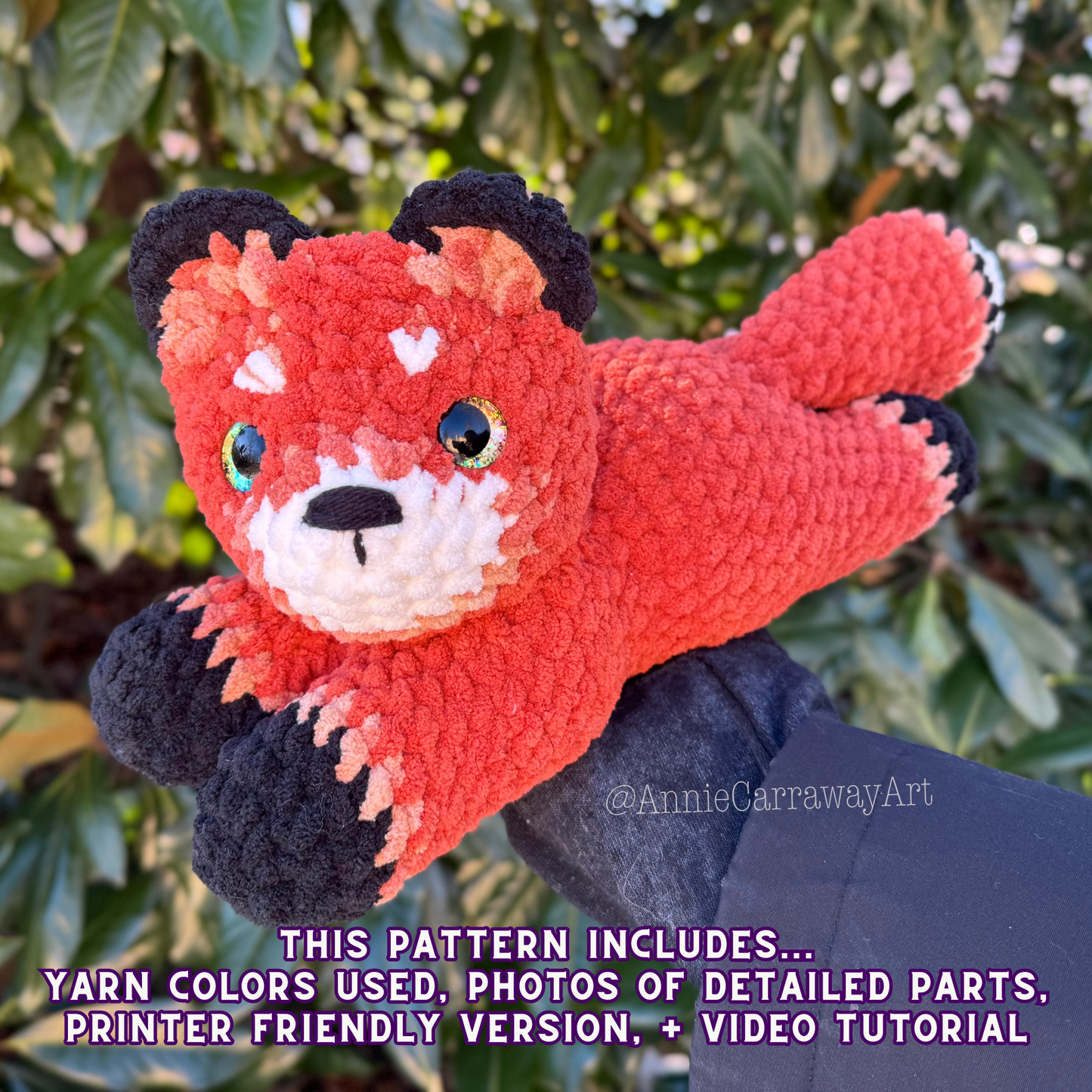 Fox + Wolf Plushie Crochet Pattern Bundle