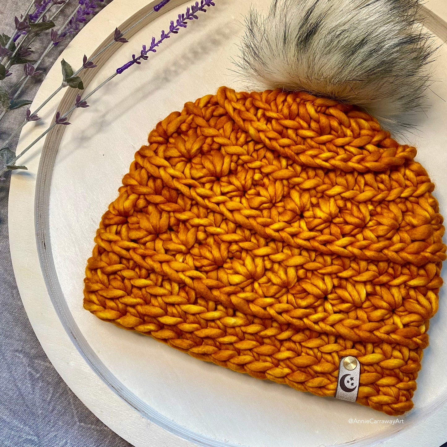 Sunset Starlight Beanie | Hand Dyed Merino Wool