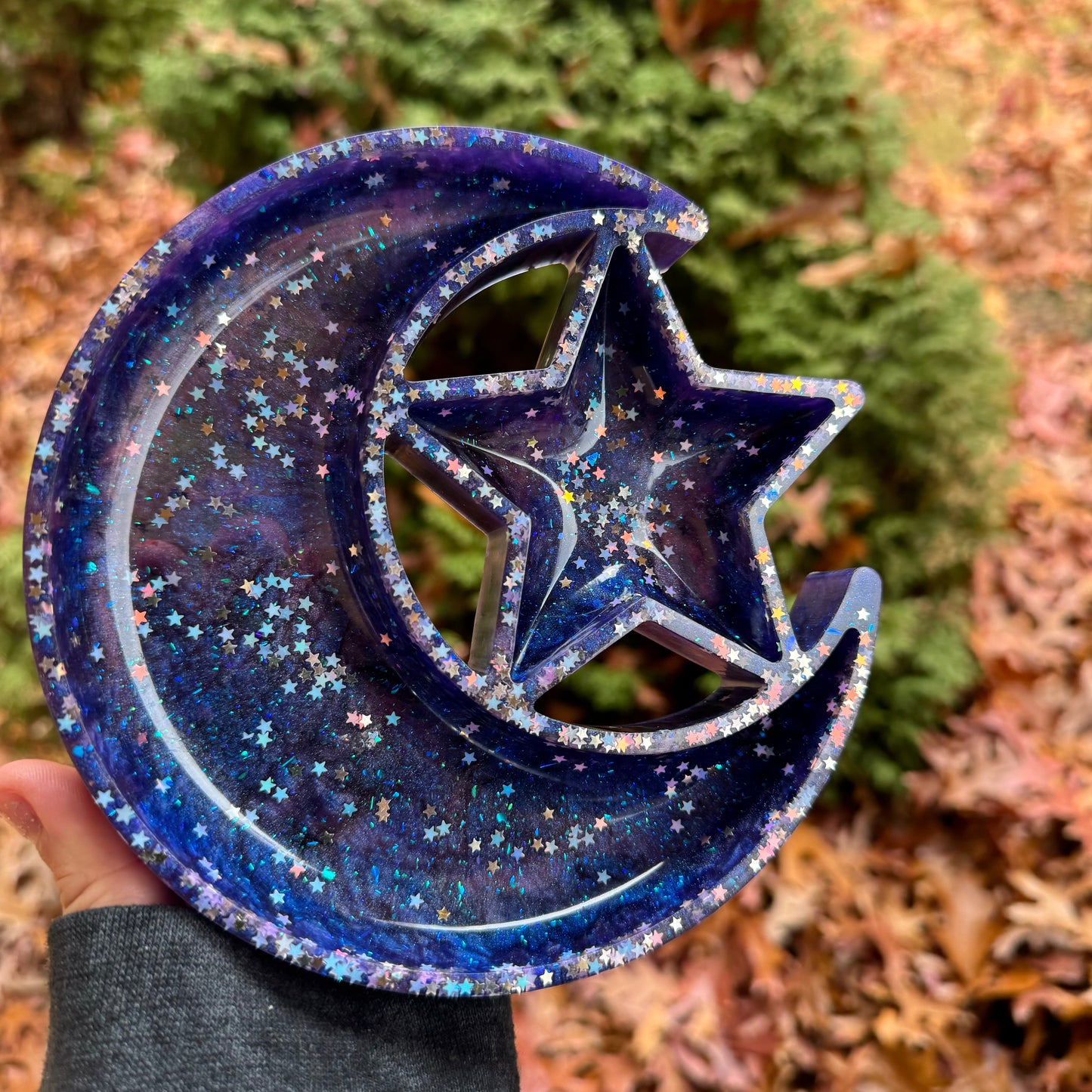 Midnight Sky Moon Tray