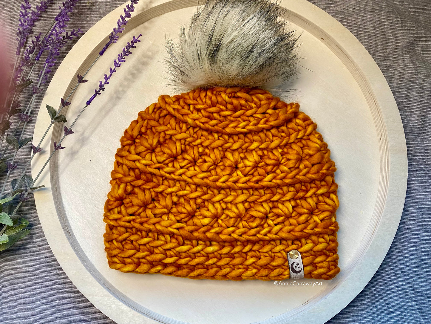 Sunset Starlight Beanie | Hand Dyed Merino Wool