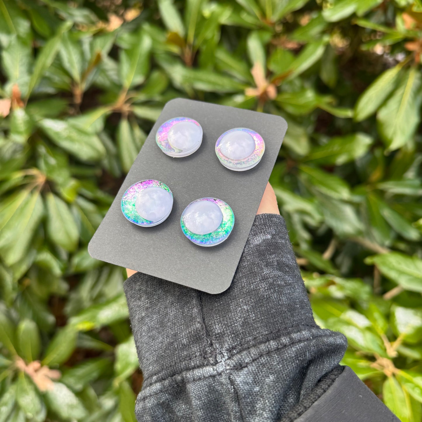 25 mm Hand Painted Kawaii Eyes | Nova + Starlight | Set #92