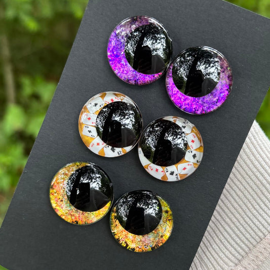 Hand Painted Kawaii Eyes | 25mm | Set 14