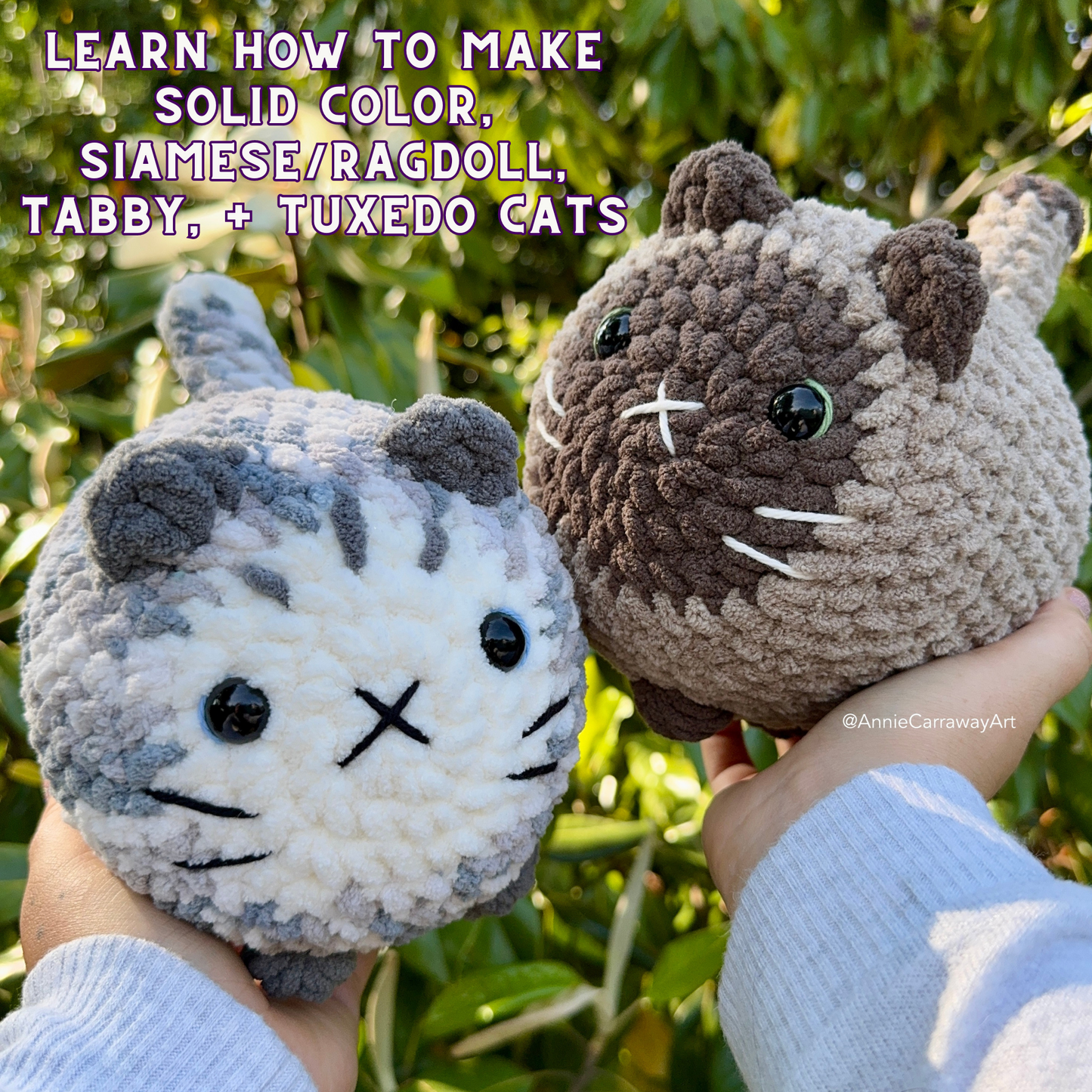 Flower Cats & Friends Crochet Pattern