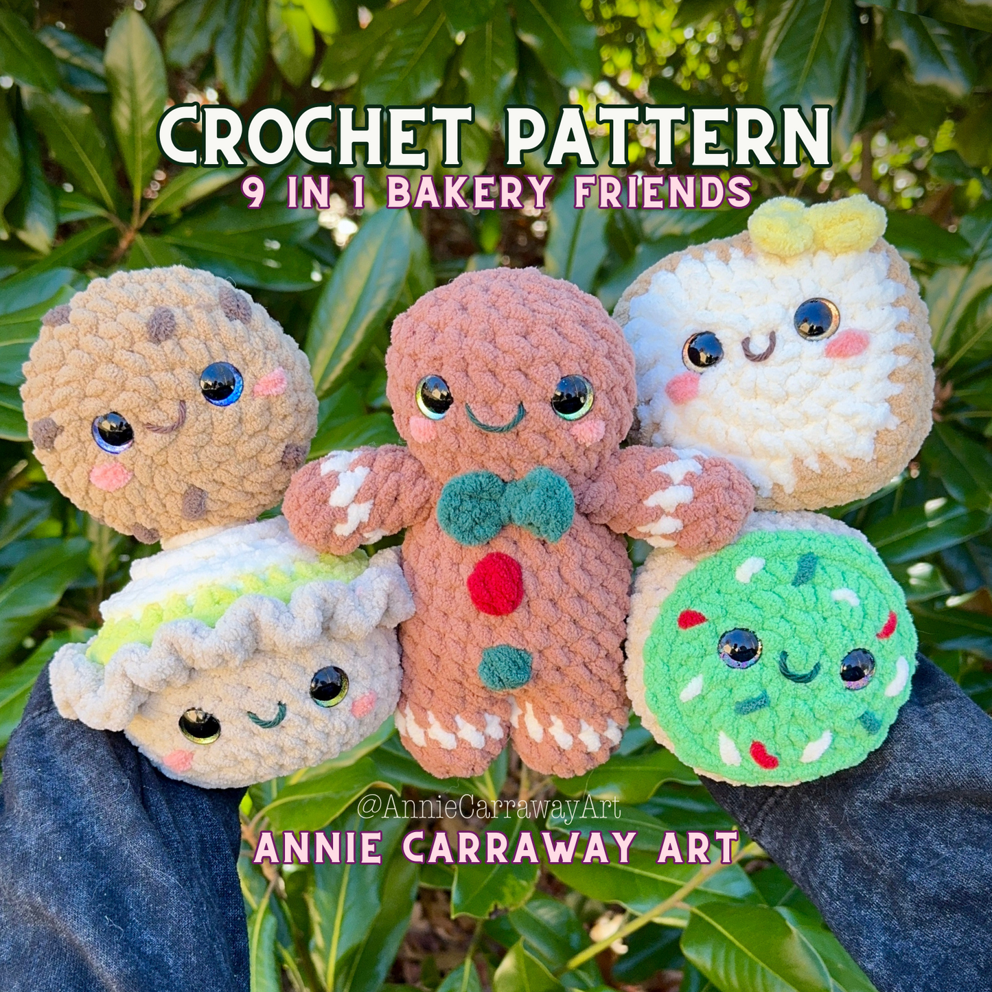 Bakery Friends Plushies Crochet Pattern