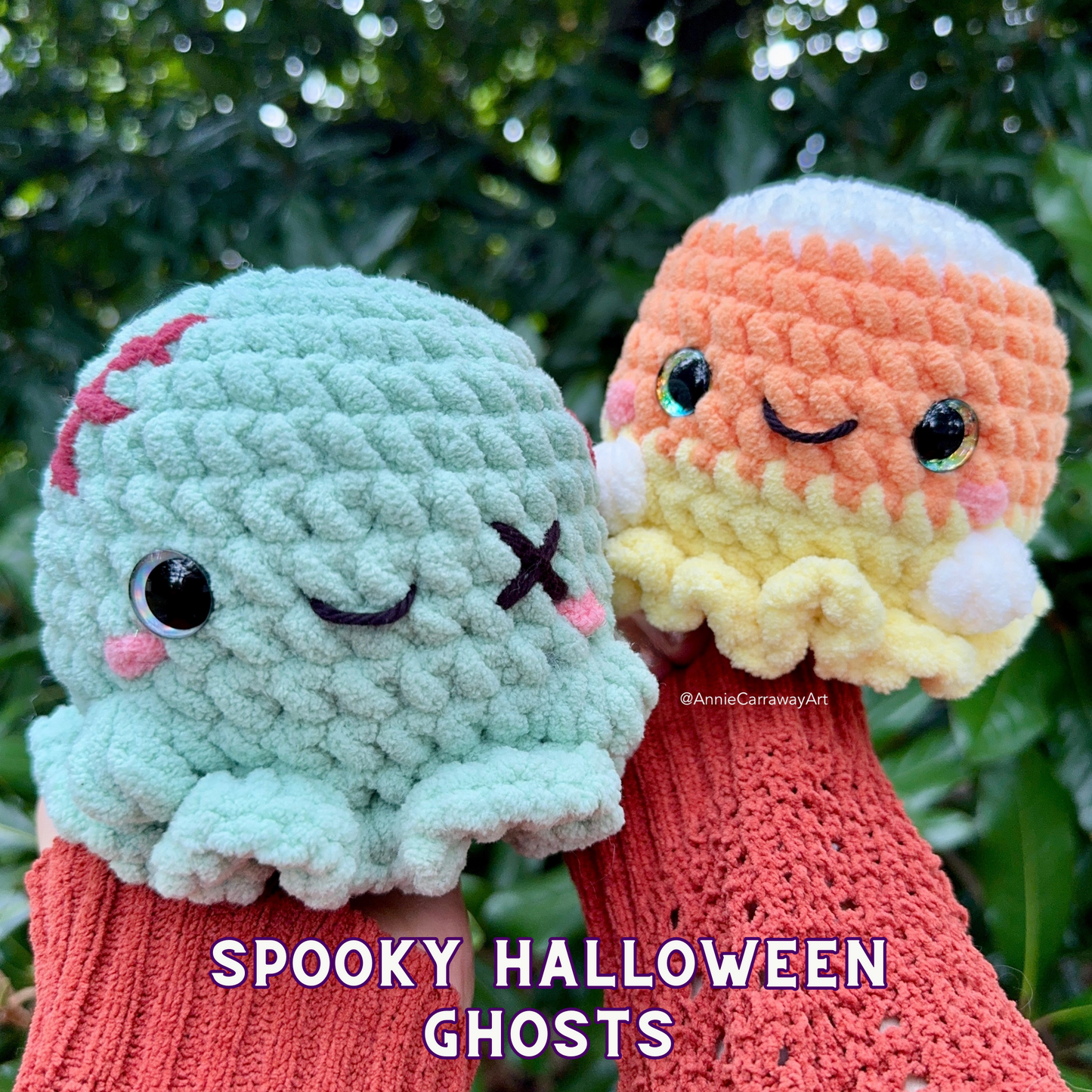 Autumn Ghost Plushies Crochet Pattern