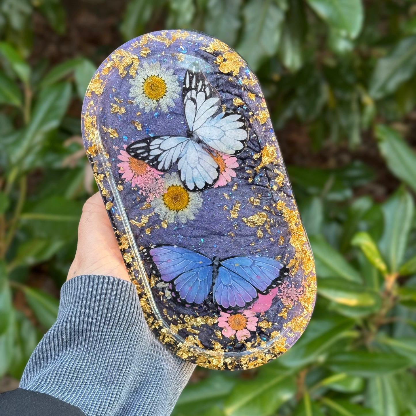 Moonlight Butterfly Trinket Tray