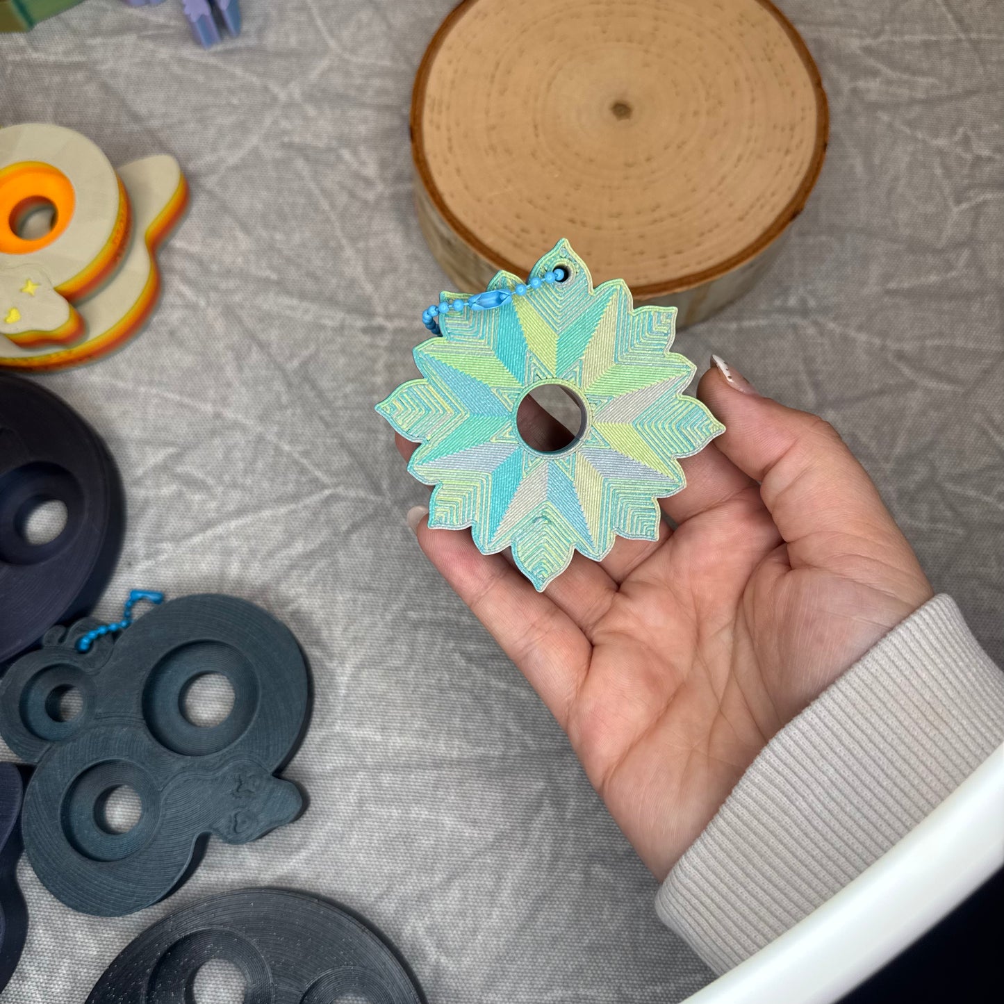 Safety Eye Tool | Mandala | Moon Stone