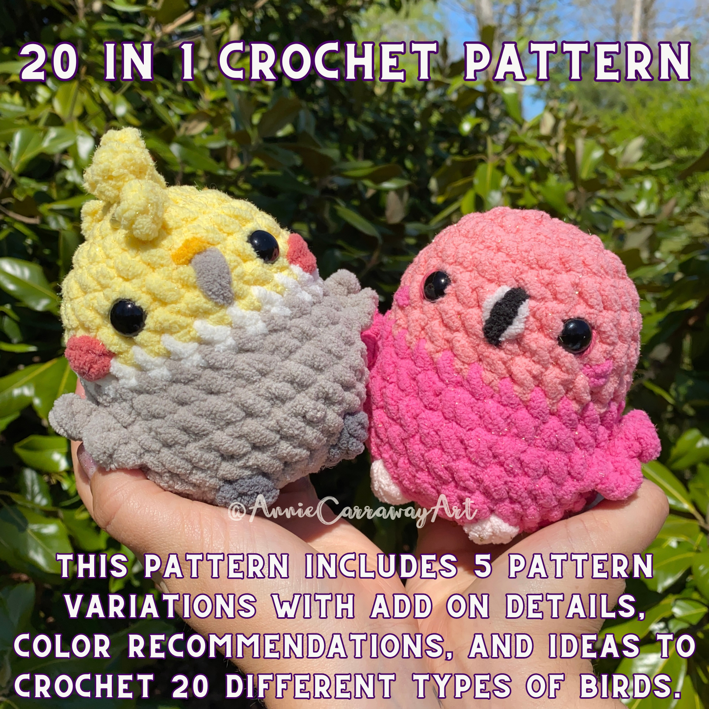 Birdie Friends Crochet Pattern