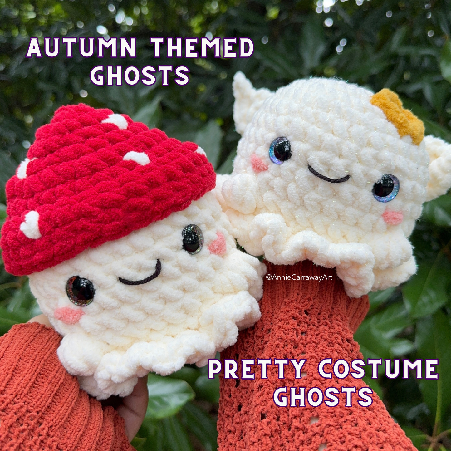 Autumn Ghost Plushies Crochet Pattern