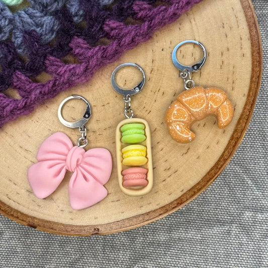 Paris Mornings Stitch Markers | 3 pack