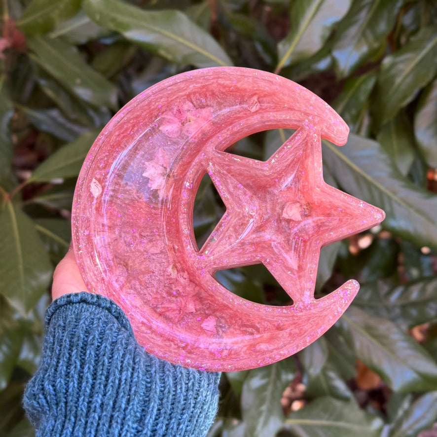 Cherry Blossom Moon Tray