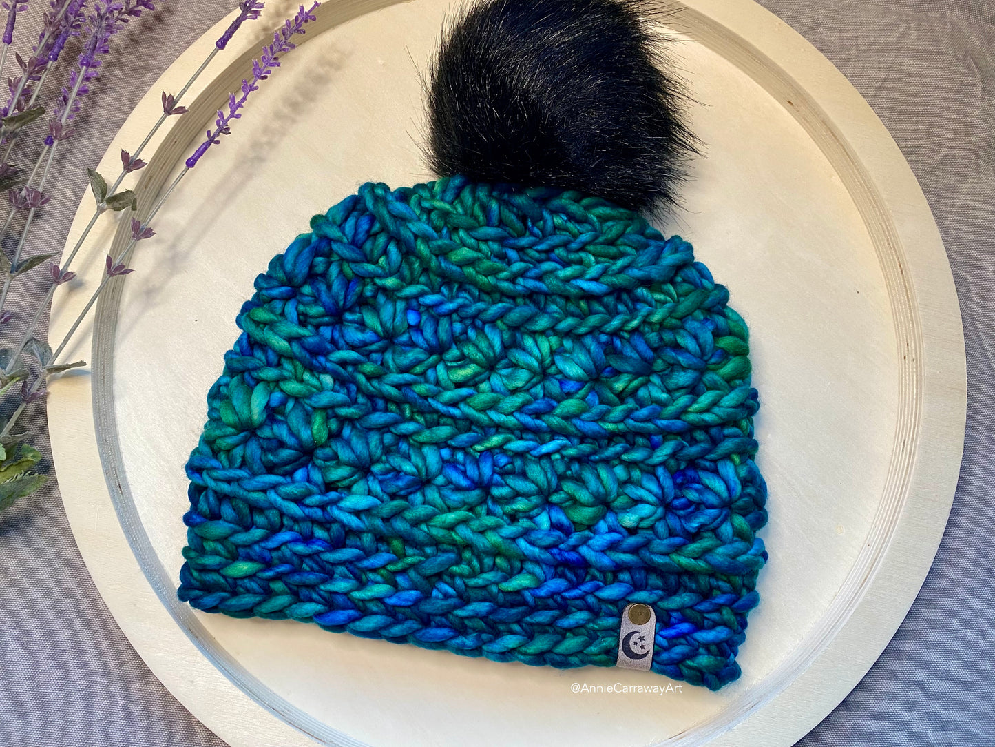 Solis Starlight Beanie | Hand Dyed Merino Wool