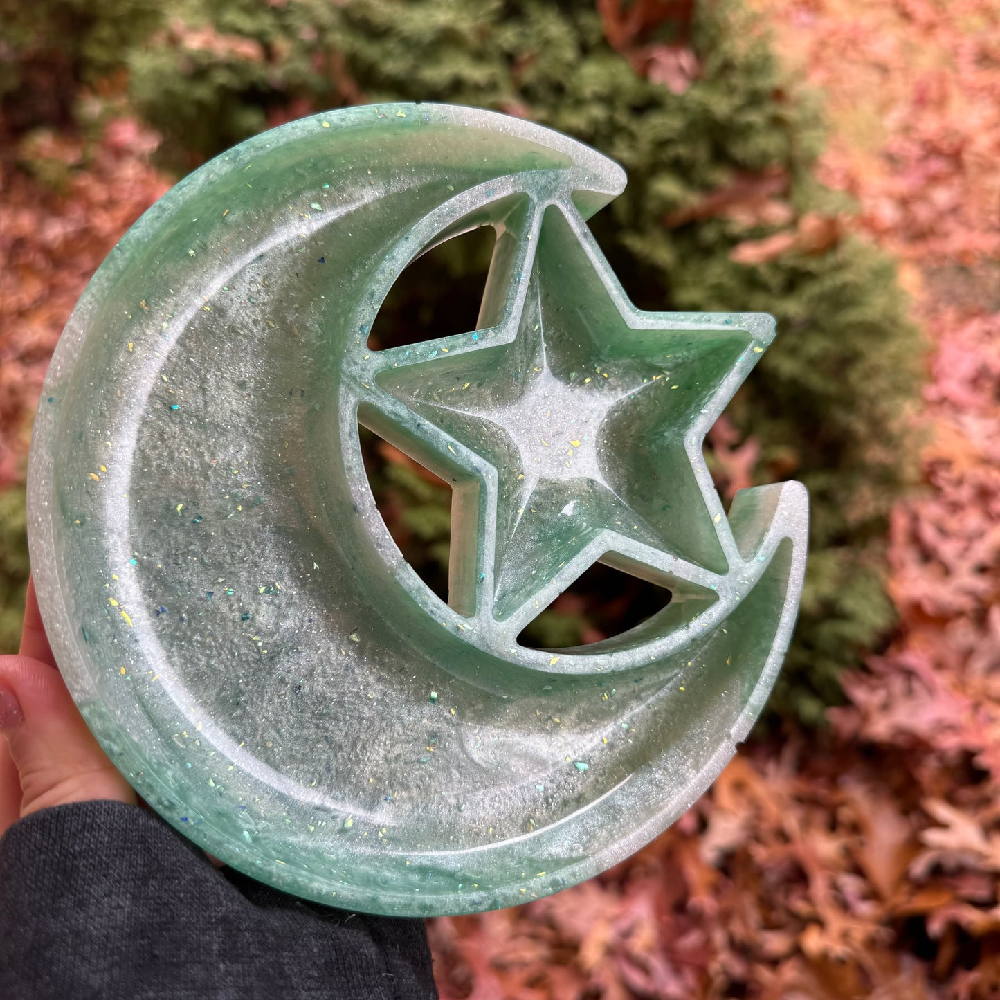 Sea Foam Moon Tray