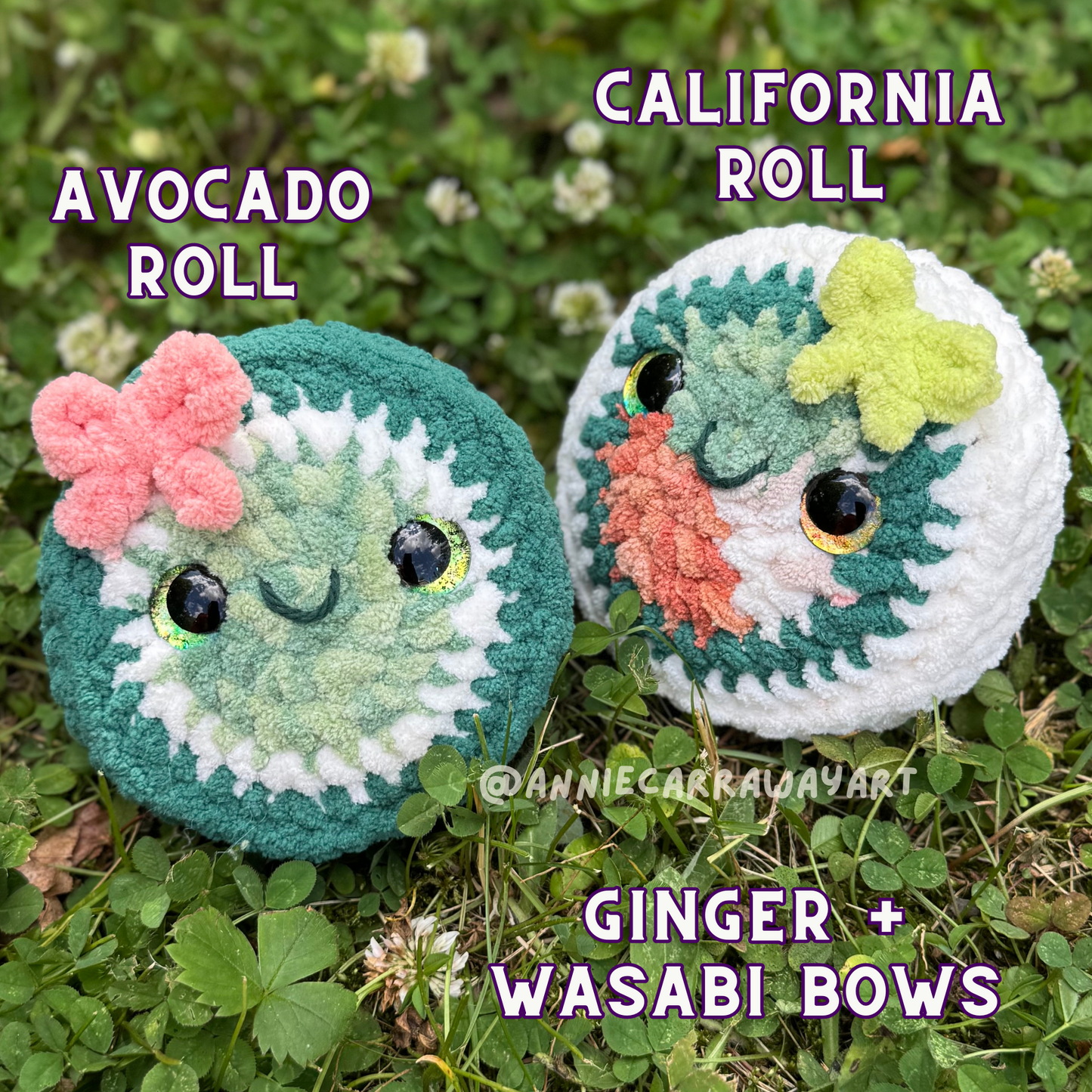 Little Sushi Friends Crochet Pattern