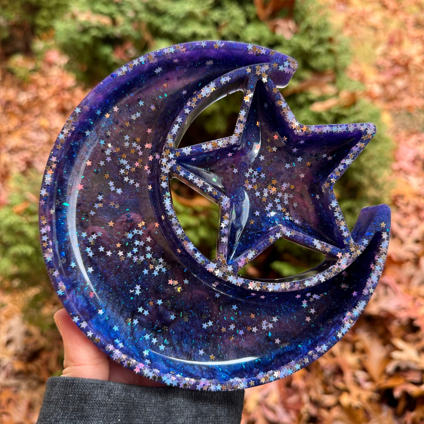 Midnight Sky Moon Tray