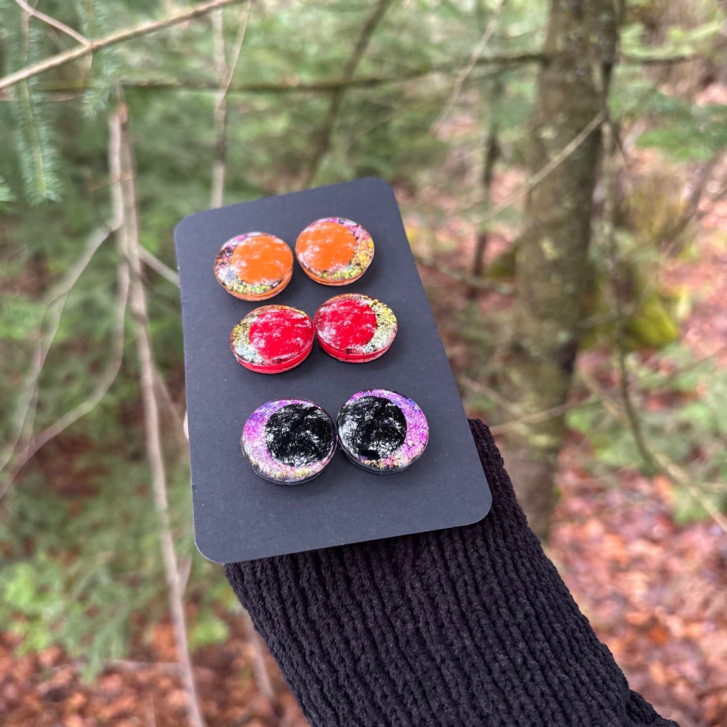 Hand Painted Kawaii Eyes | 25mm | Set 7