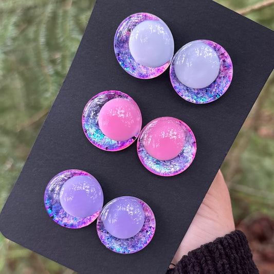 Hand Painted Kawaii Eyes | 25mm | Set 4