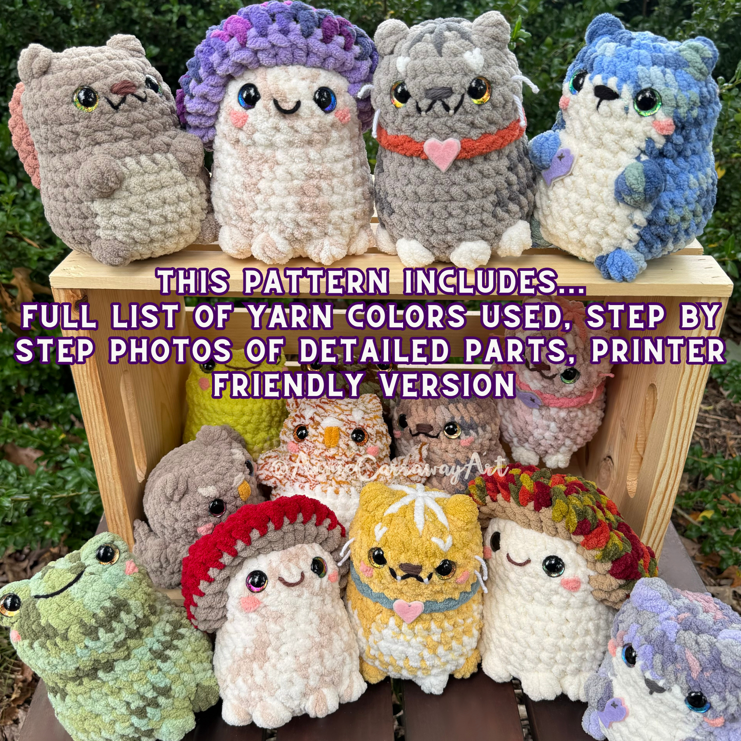 Woodland Friends Plushies Crochet Pattern